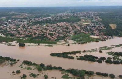 Dados da CPRM apontam que nível do Rio Parnaíba está três vezes acima do esperado